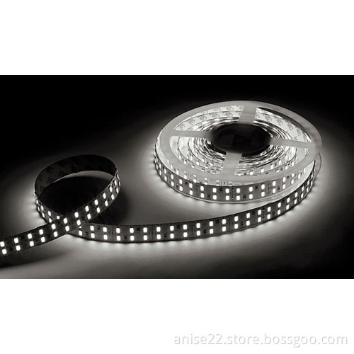5M 600pcs 5630 Double Row Flexible LED Strip, Waterproof, 2,800-7,500K CCT DC 24V, High Brightness
